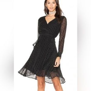 Amour Vert Dalton Silk Wrap Dress Size Medium